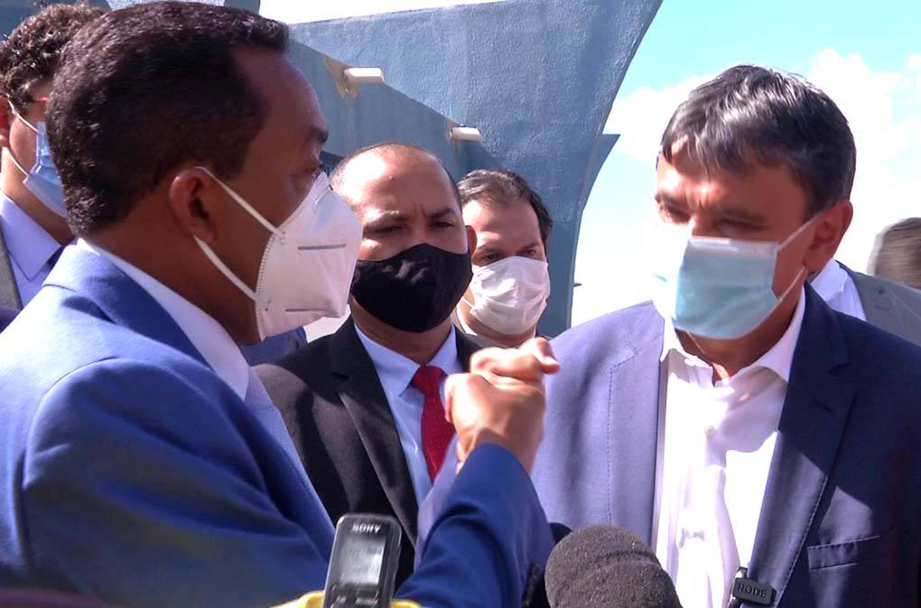Apesar dos partidos estarem em lados opostos, Governador e Prefeito de Floriano reafirmam parceria